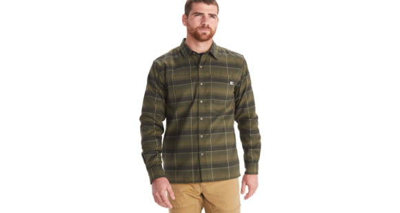 Marmot Ridgefield Heavyweight Flannel Overshirt - Men's, Nori, 2XL, M13555-4859-XXL