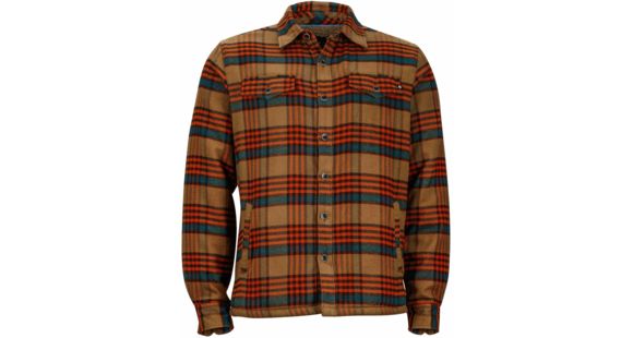 Marmot Ridgefield Long Sleeve Flannel - Men's, Coffee, Large