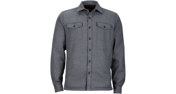 Marmot Ridgefield Long Sleeve Flannel - Men's , Slate Grey, Extra Large