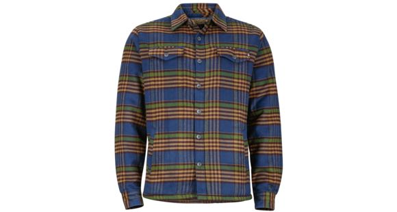 Marmot Ridgefield Long Sleeve Flannel - Men's, Vintage Navy, Medium, 889169100765