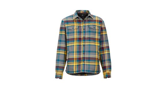 Marmot Ridgefield Long Sleeve - Men's, Bright Steel, Medium, 44300-1862-M