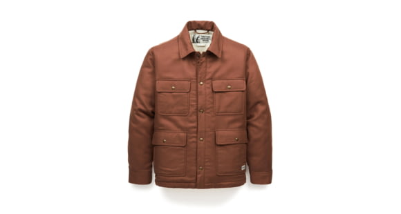 Marmot Ridgefield Sherpa Flannel Shirt Jacket - Men's, Pinecone, 2XL, M14654-7387-XXL