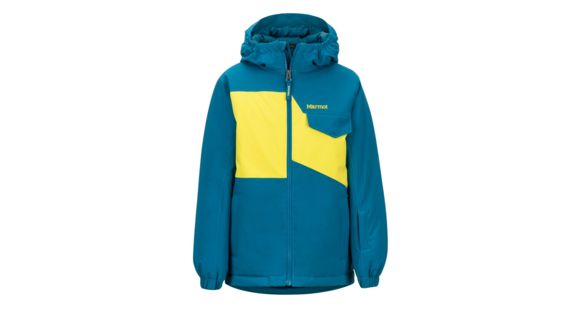 Marmot Rochester jacket - Boy's, Moroccan Blue/Citronelle, Large, 74920-3565-L