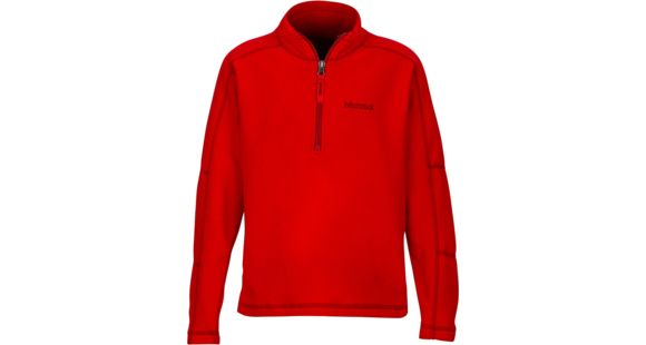 Marmot Rocklin 1/2 Zip - Boy's-Team Red-Small