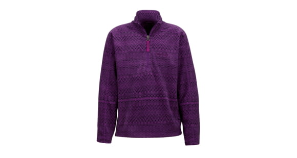 Marmot Rocklin 1/2 Zip - Girl's-Mystic Purple Alps-Large, 889169153396