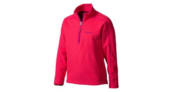 DEMO, Marmot Rocklin 1/2 Zip - Girl's-Pink Rock-Medium, 267787002229