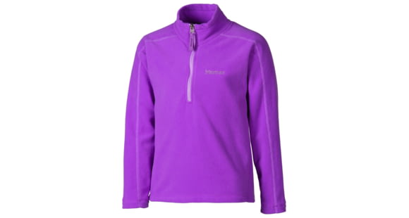 Marmot Rocklin 1/2 Zip - Girl's-Purple Shadow-Large, 785562735798