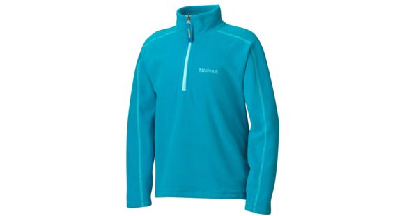 Marmot Rocklin 1/2 Zip - Girl's-Sea Breeze-Medium, 785562568853