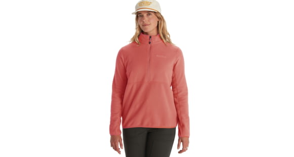 Marmot Rocklin 1/2 Zip - Women's, Grapefruit, Large, M12403-9949-L