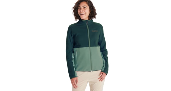 Marmot Rocklin Full Zip Jacket - Women's, Dark Jungle/Frosty Green, Small, M12402-23226-S