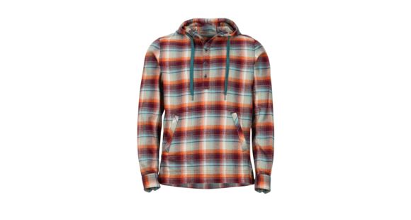 Marmot Rolin Heavyweight Flannel Long Sleeve Shirt - Men's, Dark Rust, Small, 42910-9805-S