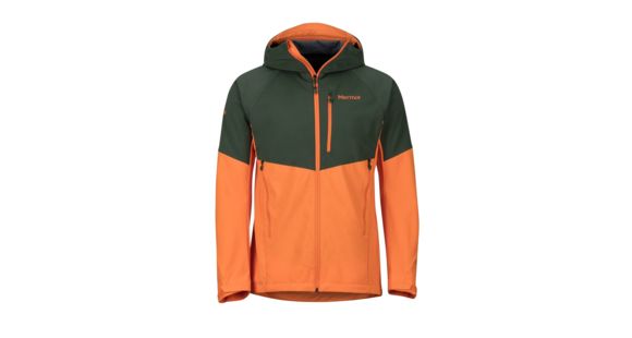 Marmot ROM Jacket - Men's, Crocodile/Mandarin Orange, Extra Large, 81800-4838-XL