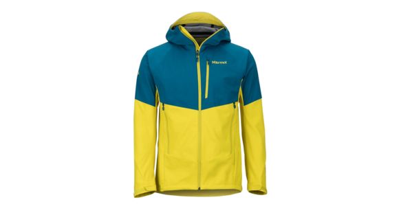 Marmot ROM Jacket - Men's, Moroccan Blue/Citronelle, Small, 81800-3565-S