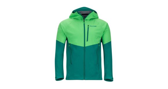 Marmot Rom Softshell Jacket - Men's, Emerald/Shady Glade, 2XL, 81800-4771-XXL