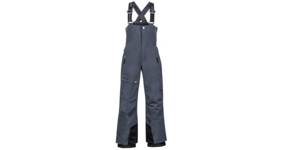Marmot Rosco Bibs - Boys, Dark Steel, XL, 73580-1132-XL