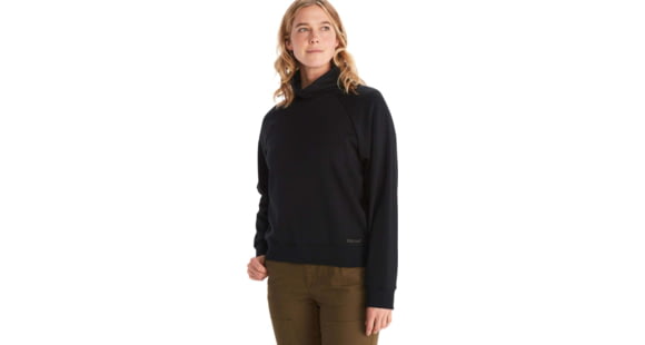 Marmot Rowan Funnel Neck - Women's, Black, Medium, M13287-001-M
