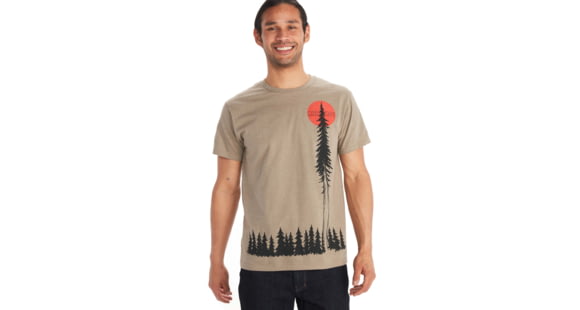 Marmot Sequoia Short Sleeve Tee - Men's, Stonework Heather, Small, M11733-741-S