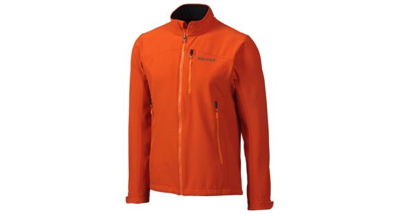 Marmot Shield Jacket - Men's-Sunset Orange-Large, 785562271838