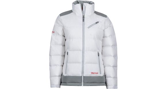 Marmot Sling Shot Jacket - Women's, Small, White/Grey Storm, 394372