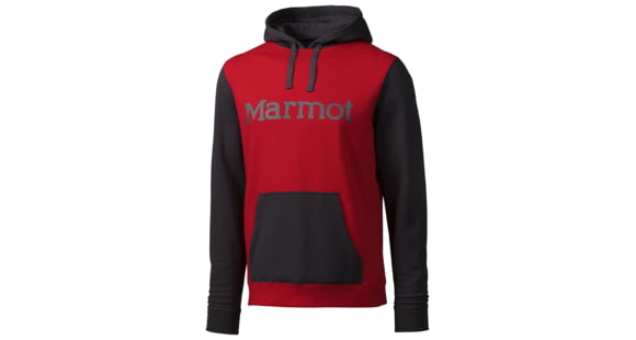 Marmot South Side Hoody - Men's-Team Red/Slate Grey-Medium, 254186