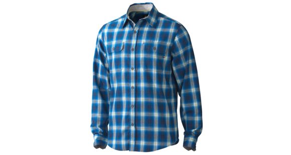 Marmot Southside Flannel Shirt - Men's-Blue Sapphire-Small