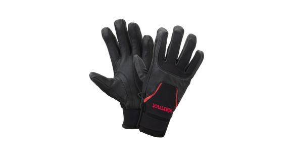 Marmot Spring Gloves-Black/Gargoyle-Small