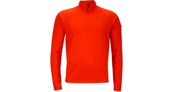 Marmot Stretch Fleece 1/2 Zip - Men's-Mars Orange-Medium