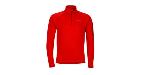 Marmot Stretch Fleece 1/2 Zip - Men's-Team Red-X-Large