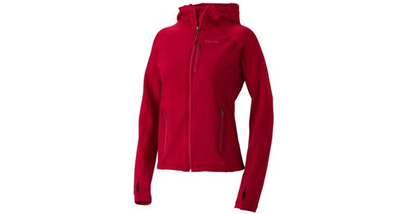 Marmot Stretch Fleece Hoody - Women's-Raspberry-Large, 89060-RASPBERRY-L