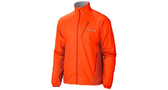 Marmot Stride Jacket - Men's-Blaze/Orange Haze-Small, 785562498976