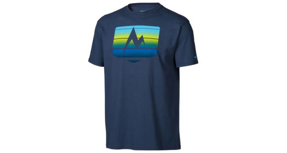 Marmot Sunrise Stripe Short Sleeve Tee - Men's-Twilight-X-Large, 51650-TWILIGHT-XL