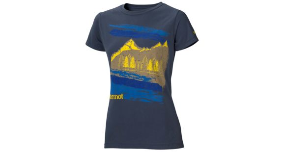 Marmot Sunset Short Sleeve Tee - Women's-Dark Steel-Medium