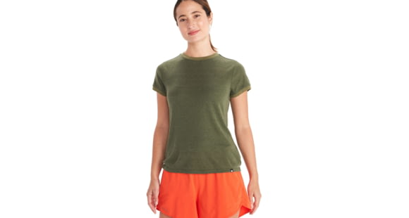 Marmot Switchback Short Sleeve - Women's, Extra Large, Nori/Winter Moss, M12621-19578-XL