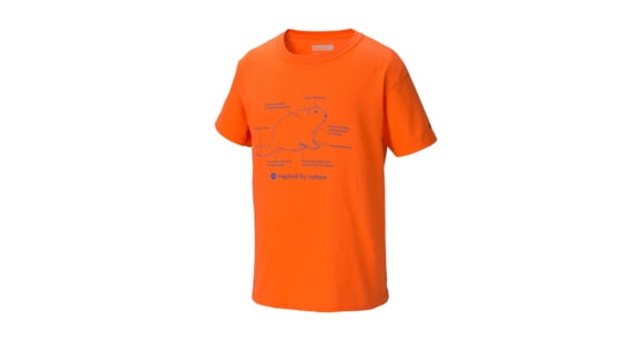 Marmot Tech Manual Tee - Boy's-Large-Orange Spice