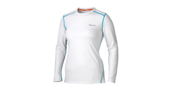 Marmot ThermalClime Pro Long Sleeve Crew - Women's-White-Large