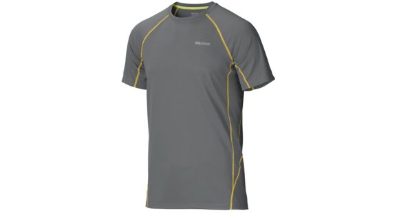 Marmot ThermalClime Sport Short Sleeve Crew - Men's-Cinder-X-Large, 10700-CINDER-XL