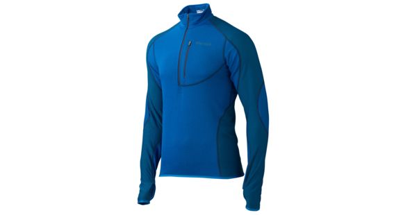 Marmot Thermo 1/2 Zip - Men's-Peak Blue/Dark Sapphire-X-Large, 785562515772