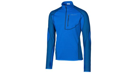 Marmot Thermo 1/2 Zip - Men's-Peak Blue/Blue Sapphire-Small, 785562075535