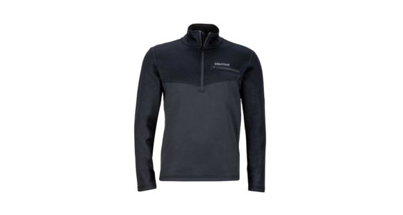 Marmot Torbin 1/2 Zip - Men's -Black-Large, 889169126864