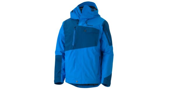 Marmot Tram Line Jacket - Men's-Cobalt Blue/Blue Night-Small, 785562203013