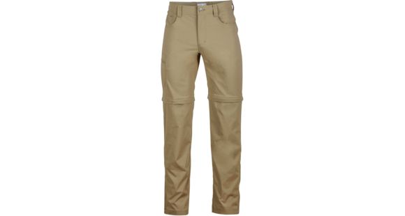 Marmot Transcend Convertible Pants - Men's, Desert Khaki, Regular Inseam, 30 Waist