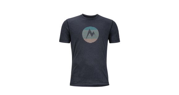 Marmot Transporter Short Sleeve Tee - Men's, Black Heather, Medium, 54880-5608-M