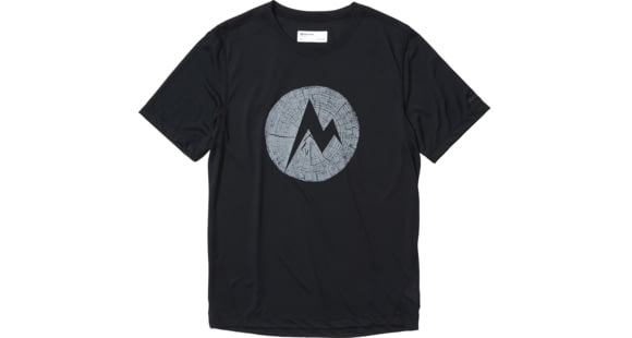 Marmot Transporter Short Sleeve Tee - Mens, Black, Large, 41800-001-L
