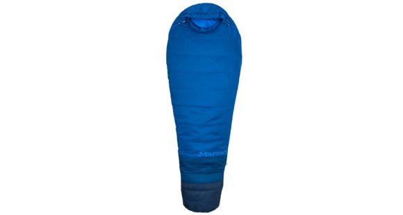 Marmot Trestles 15 Tl Sleeping Bag, Long, Classic Blue/Estate Blue, Long 6ft 6in, LZ, 39700-3600-Long, 6ft6in / LZ