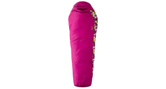 Marmot Trestles 30 Sleeping Bag, Synthetic, Kid's, Lipstick, Regular, Left, MAR0744-LIPSTICK-REGULAR-LEFT
