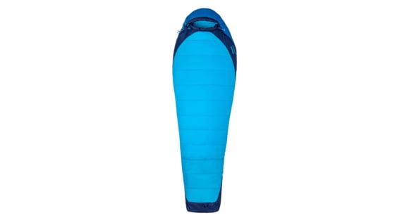 Marmot Trestles Elite 20 Sleeping Bag, Long, Atomic Blue/Blue Night, Long 6ft 6in, LZ, 22930-3823-Long, 6ft6in / LZ