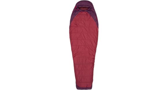 Marmot Trestles Elite 20 Sleeping Bag, Madder Red/Dark Purple, Left Zipper, 22970-5575-LZ