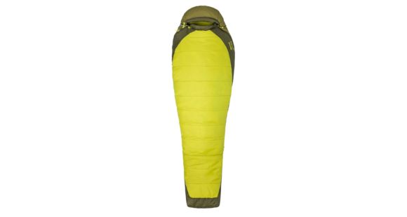 Marmot Trestles Elite 30 Sleeping Bag, Long, Citronelle/Fir Green, Long 6ft 6in, LZ, 23690-9756-Long, 6ft6in / LZ