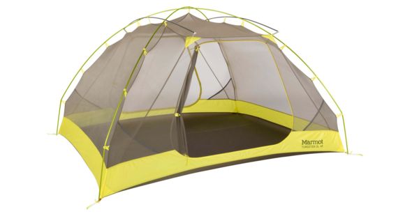 Marmot Tungsten Ul 4P Tent, Dark Citron/Citronelle, One Size, 29480-9819-ONE