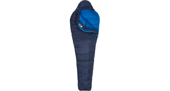 Marmot Ultra Elite Sleeping Bag, Dark Steel/Lakeside, Reg 6ft0in/Left Zip, 39360-1662-LZ